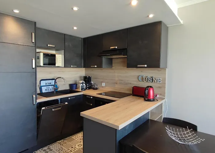 Apartment T2 Traversant Avec Balcons Et Parking Au Pouliguen - Fr-1-843-49 Le Pouliguen